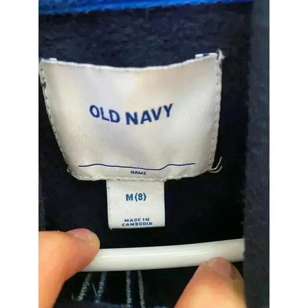Old Navy Y2K Full-Zip Hoodie - Kids Size 8